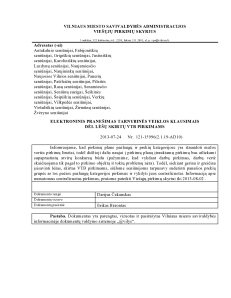 2013-07-24 Del lešu skirtu VBT pirkimams